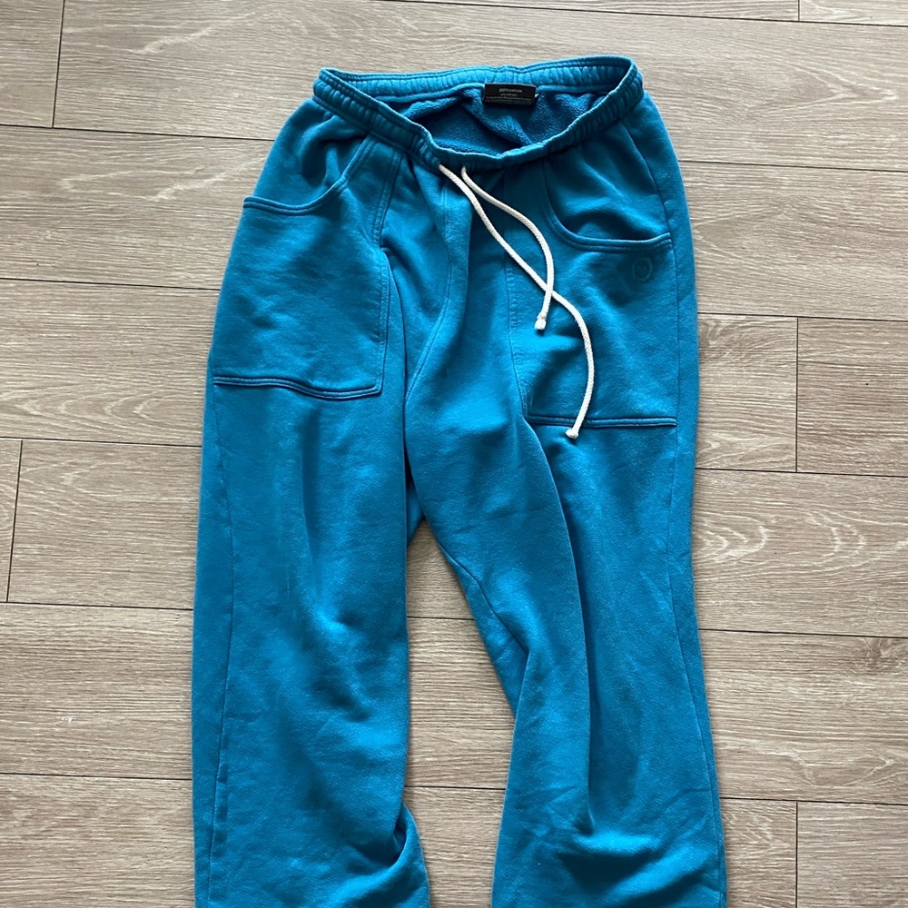 Big Bud Press Cropped Rolled Cuff Terry Sweatpants